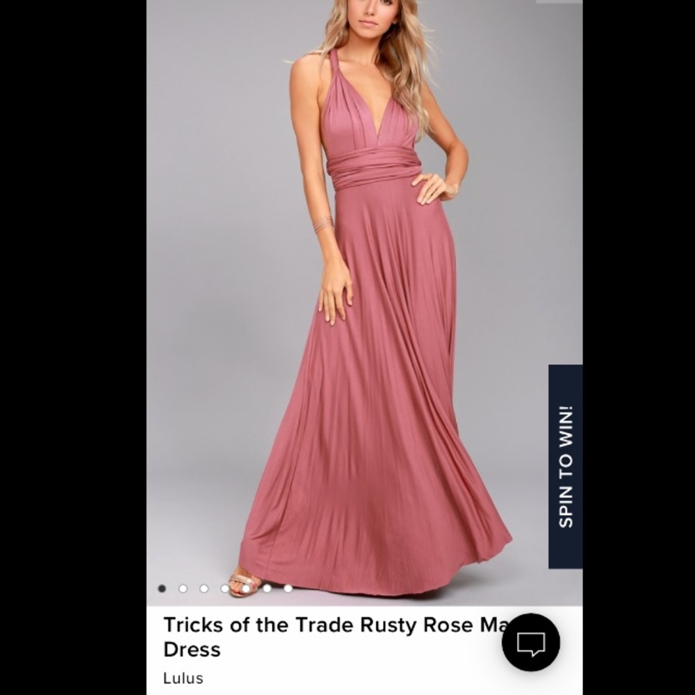 Multi-way Dress in Rusty Rose